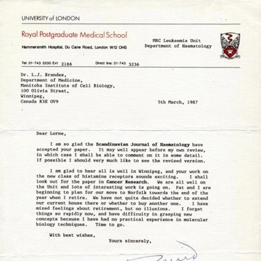 Galton retirement letter